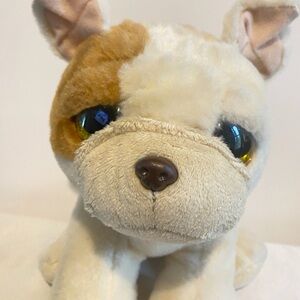 Vintage Ty Classic WINSTON the Bulldog Tan Cream Soft 15in Plush Puppy Dog 1990